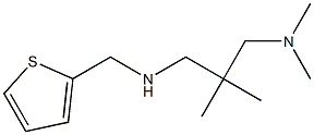 {2-[(dimethylamino)methyl]-2-methylpropyl}(thiophen-2-ylmethyl)amine Structure