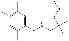 {2-[(dimethylamino)methyl]-2-methylpropyl}[1-(2,4,5-trimethylphenyl)ethyl]amine Struktur