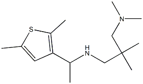 {2-[(dimethylamino)methyl]-2-methylpropyl}[1-(2,5-dimethylthiophen-3-yl)ethyl]amine