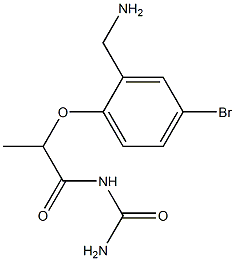 {2-[2-(aminomethyl)-4-bromophenoxy]propanoyl}urea