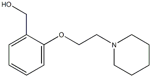 {2-[2-(piperidin-1-yl)ethoxy]phenyl}methanol,,结构式