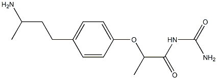 {2-[4-(3-aminobutyl)phenoxy]propanoyl}urea|