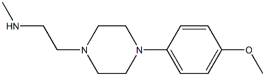 {2-[4-(4-methoxyphenyl)piperazin-1-yl]ethyl}(methyl)amine 化学構造式