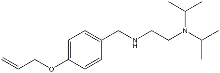 {2-[bis(propan-2-yl)amino]ethyl}({[4-(prop-2-en-1-yloxy)phenyl]methyl})amine Structure