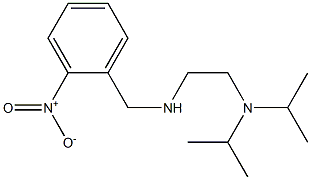 {2-[bis(propan-2-yl)amino]ethyl}[(2-nitrophenyl)methyl]amine Struktur