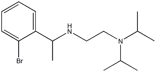 {2-[bis(propan-2-yl)amino]ethyl}[1-(2-bromophenyl)ethyl]amine Structure