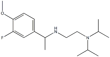 {2-[bis(propan-2-yl)amino]ethyl}[1-(3-fluoro-4-methoxyphenyl)ethyl]amine