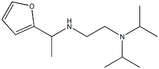 {2-[bis(propan-2-yl)amino]ethyl}[1-(furan-2-yl)ethyl]amine Struktur