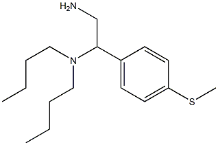 {2-amino-1-[4-(methylsulfanyl)phenyl]ethyl}dibutylamine|