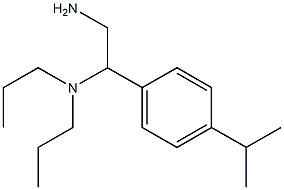 {2-amino-1-[4-(propan-2-yl)phenyl]ethyl}dipropylamine,,结构式