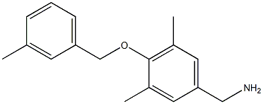 {3,5-dimethyl-4-[(3-methylphenyl)methoxy]phenyl}methanamine