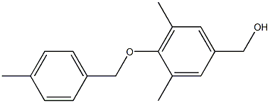 {3,5-dimethyl-4-[(4-methylphenyl)methoxy]phenyl}methanol Structure