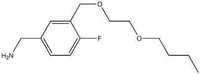 {3-[(2-butoxyethoxy)methyl]-4-fluorophenyl}methanamine