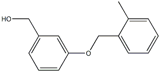 {3-[(2-methylphenyl)methoxy]phenyl}methanol Structure