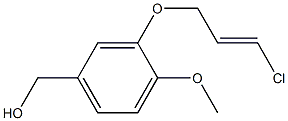 {3-[(3-chloroprop-2-en-1-yl)oxy]-4-methoxyphenyl}methanol