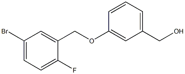 {3-[(5-bromo-2-fluorophenyl)methoxy]phenyl}methanol|