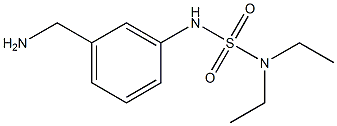 {3-[(diethylsulfamoyl)amino]phenyl}methanamine 化学構造式