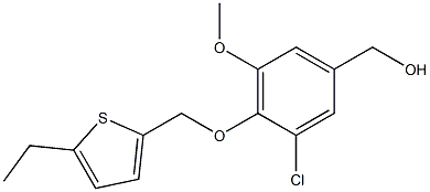  {3-chloro-4-[(5-ethylthiophen-2-yl)methoxy]-5-methoxyphenyl}methanol