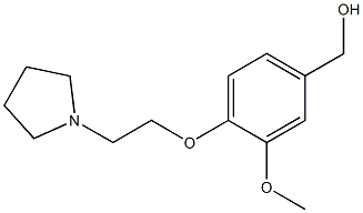 {3-methoxy-4-[2-(pyrrolidin-1-yl)ethoxy]phenyl}methanol|