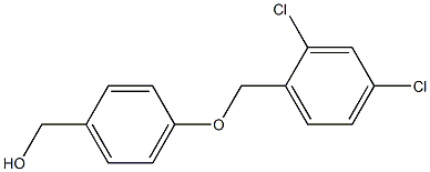 {4-[(2,4-dichlorophenyl)methoxy]phenyl}methanol Structure