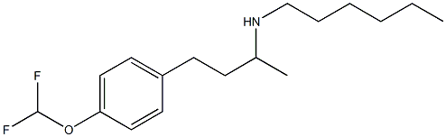  {4-[4-(difluoromethoxy)phenyl]butan-2-yl}(hexyl)amine