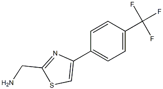 {4-[4-(trifluoromethyl)phenyl]-1,3-thiazol-2-yl}methanamine