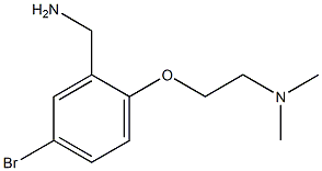 {5-bromo-2-[2-(dimethylamino)ethoxy]phenyl}methanamine