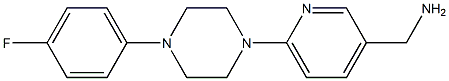 {6-[4-(4-fluorophenyl)piperazin-1-yl]pyridin-3-yl}methanamine