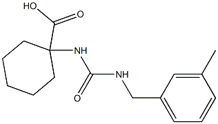  1-({[(3-methylbenzyl)amino]carbonyl}amino)cyclohexanecarboxylic acid