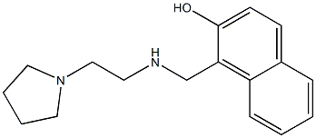 1-({[2-(pyrrolidin-1-yl)ethyl]amino}methyl)naphthalen-2-ol