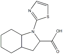 1-(1,3-thiazol-2-yl)octahydro-1H-indole-2-carboxylic acid Structure