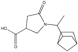 1-(1-{bicyclo[2.2.1]heptan-2-yl}ethyl)-5-oxopyrrolidine-3-carboxylic acid