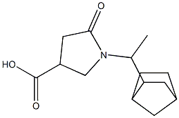  1-(1-{bicyclo[2.2.1]heptan-2-yl}ethyl)-5-oxopyrrolidine-3-carboxylic acid