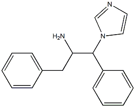 1-(1H-imidazol-1-yl)-1,3-diphenylpropan-2-amine Struktur