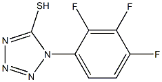 1-(2,3,4-trifluorophenyl)-1H-1,2,3,4-tetrazole-5-thiol,,结构式