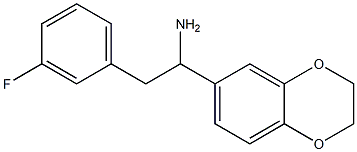  1-(2,3-dihydro-1,4-benzodioxin-6-yl)-2-(3-fluorophenyl)ethan-1-amine