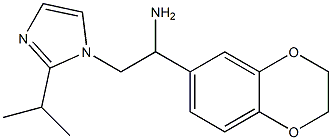 1-(2,3-dihydro-1,4-benzodioxin-6-yl)-2-[2-(propan-2-yl)-1H-imidazol-1-yl]ethan-1-amine