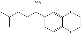  1-(2,3-dihydro-1,4-benzodioxin-6-yl)-4-methylpentan-1-amine