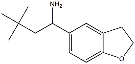 1-(2,3-dihydro-1-benzofuran-5-yl)-3,3-dimethylbutan-1-amine