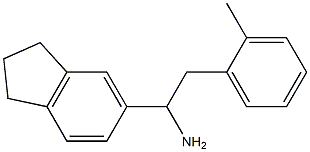 1-(2,3-dihydro-1H-inden-5-yl)-2-(2-methylphenyl)ethan-1-amine