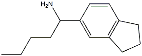  1-(2,3-dihydro-1H-inden-5-yl)pentan-1-amine