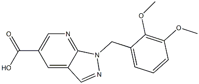 1-(2,3-dimethoxybenzyl)-1H-pyrazolo[3,4-b]pyridine-5-carboxylic acid