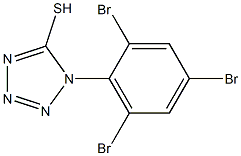 1-(2,4,6-tribromophenyl)-1H-1,2,3,4-tetrazole-5-thiol 结构式