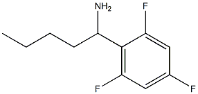 1-(2,4,6-trifluorophenyl)pentan-1-amine 结构式