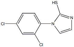 1-(2,4-dichlorophenyl)-1H-imidazole-2-thiol 结构式