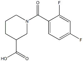 1-(2,4-difluorobenzoyl)piperidine-3-carboxylic acid