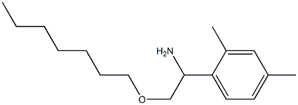 1-(2,4-dimethylphenyl)-2-(heptyloxy)ethan-1-amine