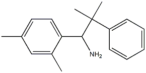 1-(2,4-dimethylphenyl)-2-methyl-2-phenylpropan-1-amine|
