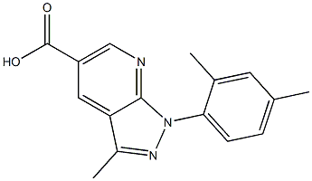 1-(2,4-dimethylphenyl)-3-methyl-1H-pyrazolo[3,4-b]pyridine-5-carboxylic acid