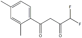 1-(2,4-dimethylphenyl)-4,4-difluorobutane-1,3-dione